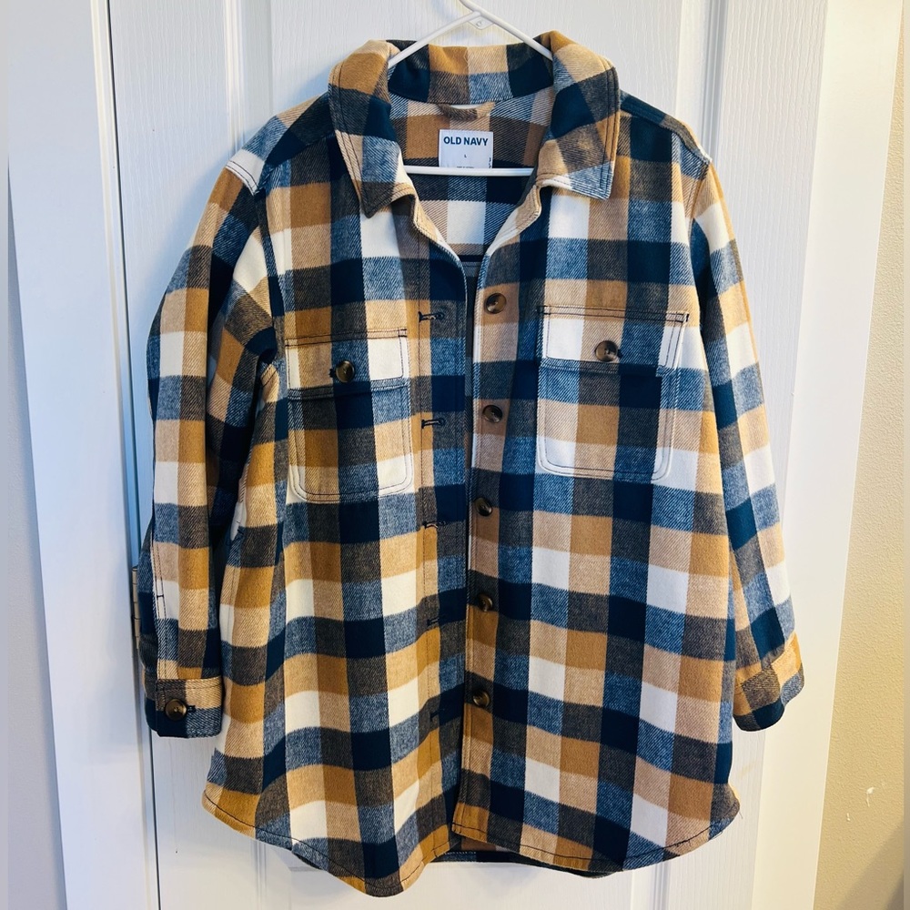 Old Navy Oversized Plaid Shacket